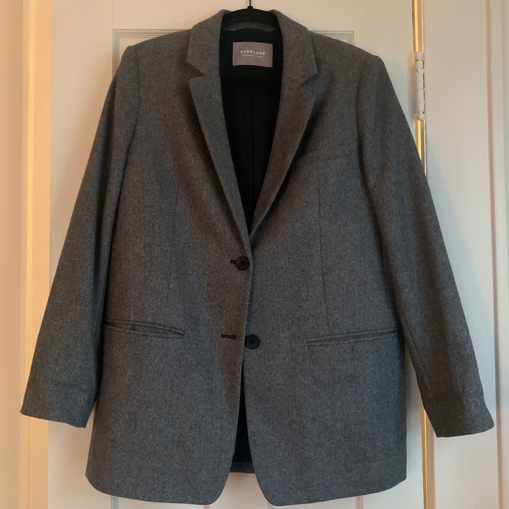 Oversized Herringbone Blazer by Everlane 10